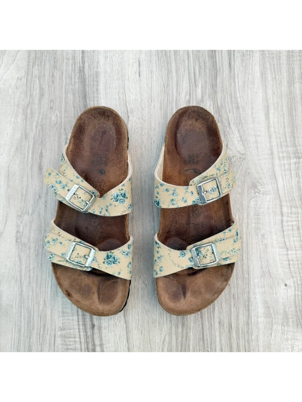 Birkenstock Arizona Floral Double Strap Sandals Women’s US 7–7.5 - Picture 1 of 8
